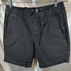Hollister Men's Black Drawstring Shorts A0306